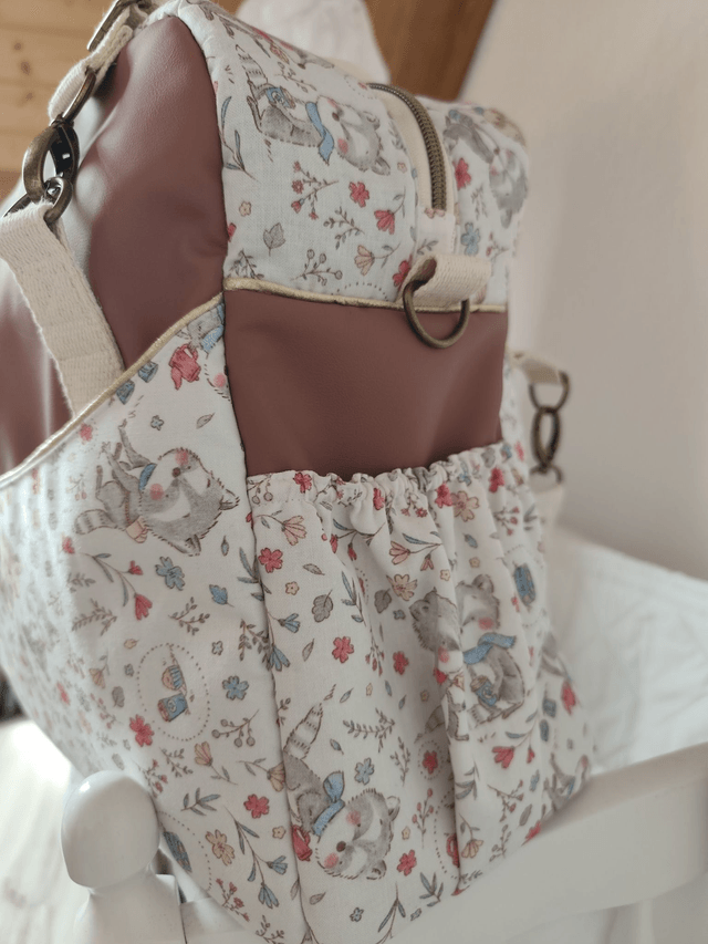 Sac à langer Julia "Racoon"